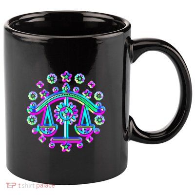 Libra Zodiac Sign Funny Gift 11oz C Handle Ceramic Mug