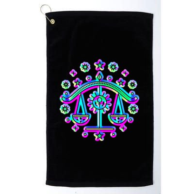 Libra Zodiac Sign Funny Gift Golf Towel