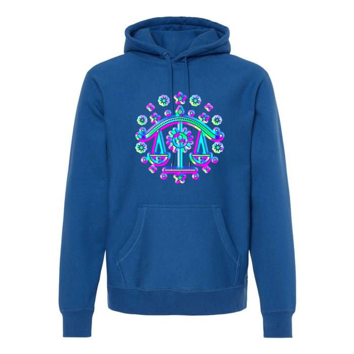 Libra Zodiac Sign Funny Gift Premium Hoodie