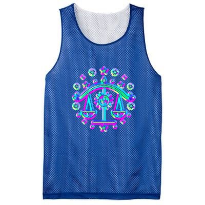 Libra Zodiac Sign Funny Gift Mesh Reversible Basketball Jersey Tank