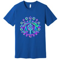 Libra Zodiac Sign Funny Gift Premium T-Shirt