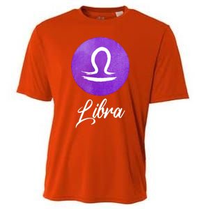 Libra Zodiac Sign Cool Gift Cooling Performance Crew T-Shirt