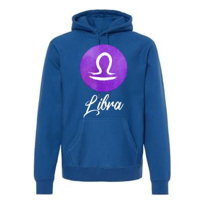 Libra Zodiac Sign Cool Gift Premium Hoodie