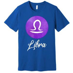 Libra Zodiac Sign Cool Gift Premium T-Shirt