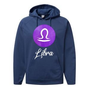 Libra Zodiac Sign Cool Gift Performance Fleece Hoodie