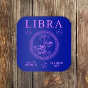 Libra Zodiac Sign Great Gift Coaster