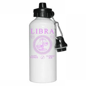 Libra Zodiac Sign Great Gift Aluminum Water Bottle