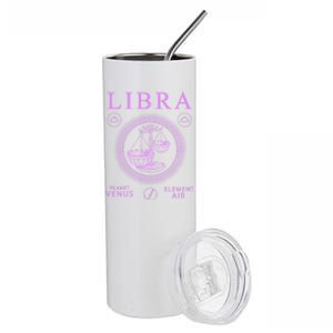 Libra Zodiac Sign Great Gift Stainless Steel Tumbler