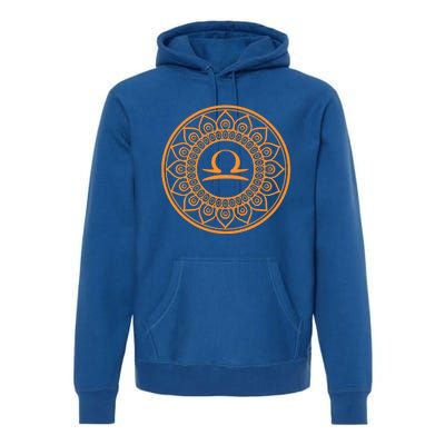 Libra Zodiac Symbol Birthday Astrology Horoscope Sign Meaningful Gift Premium Hoodie