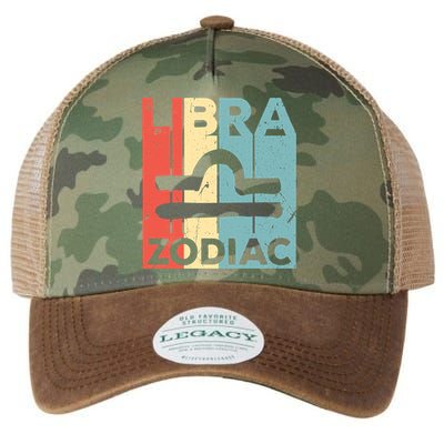 Libra Zodiac Symbol Unisex Gift Legacy Tie Dye Trucker Hat