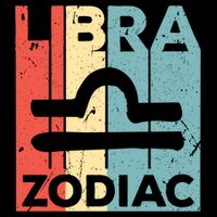 Libra Zodiac Symbol Unisex Gift Drawstring Bag