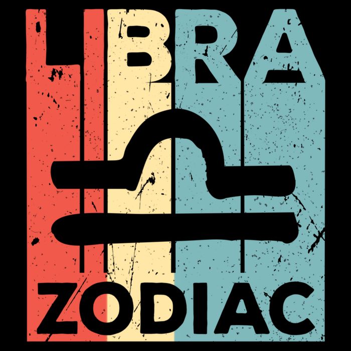 Libra Zodiac Symbol Unisex Gift Drawstring Bag