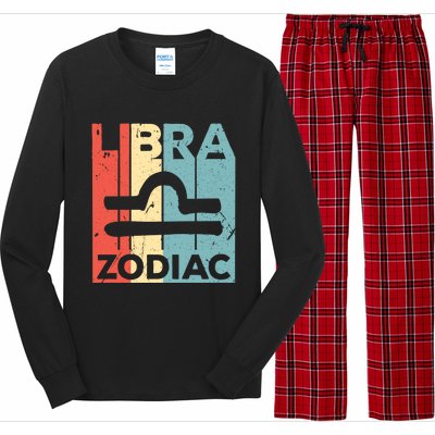 Libra Zodiac Symbol Unisex Gift Long Sleeve Pajama Set