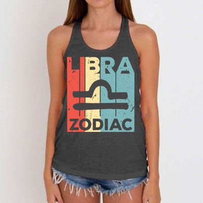 Libra Zodiac Symbol Unisex Gift Women's Knotted Racerback Tank