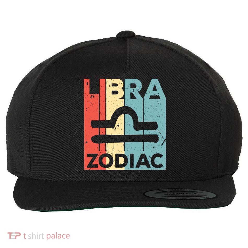 Libra Zodiac Symbol Unisex Gift Wool Snapback Cap