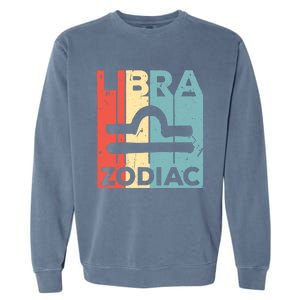 Libra Zodiac Symbol Unisex Gift Garment-Dyed Sweatshirt