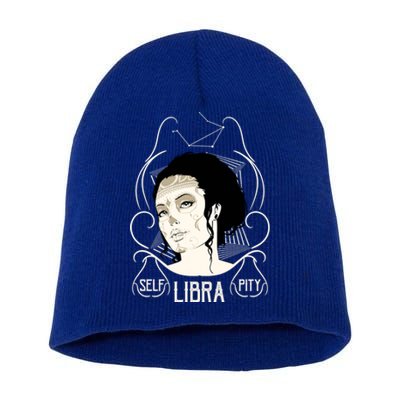 Libra Zodiac Symbol Libra Zodiac Sign Gift Astrology Cool Gift Short Acrylic Beanie