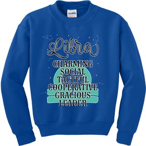 Libra Zodiac Sign January February Birthday Facts Features Gift Kids Sweatshirt