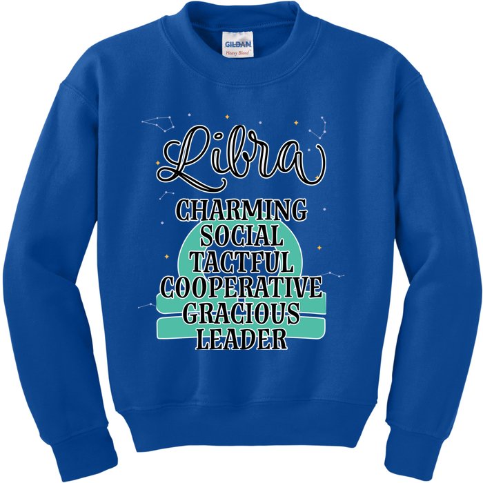 Libra Zodiac Sign January February Birthday Facts Features Gift Kids Sweatshirt