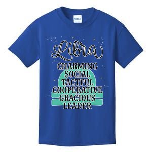 Libra Zodiac Sign January February Birthday Facts Features Gift Kids T-Shirt