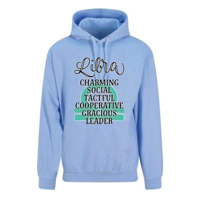 Libra Zodiac Sign January February Birthday Facts Features Gift Unisex Surf Hoodie