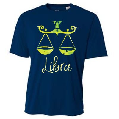 Libra Zodiac Sign Cooling Performance Crew T-Shirt