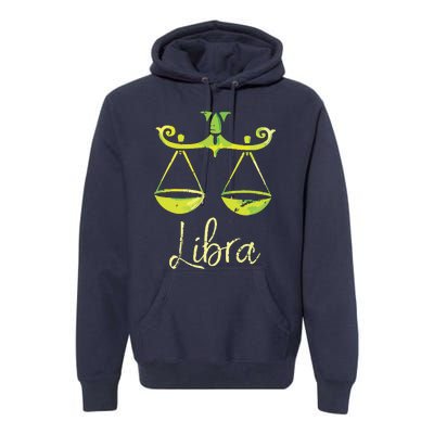 Libra Zodiac Sign Premium Hoodie