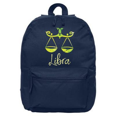 Libra Zodiac Sign 16 in Basic Backpack
