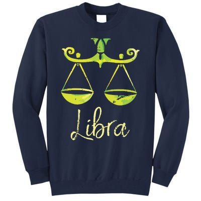 Libra Zodiac Sign Tall Sweatshirt