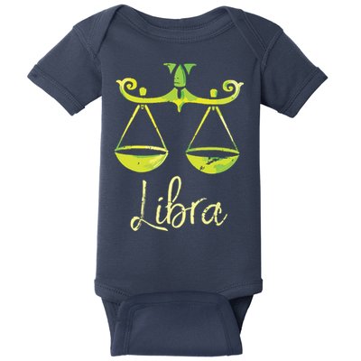 Libra Zodiac Sign Baby Bodysuit