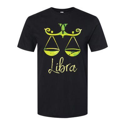 Libra Zodiac Sign Softstyle CVC T-Shirt