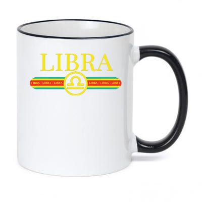 Libra Zodiac Sign Astrology Horoscope Fashion 11oz Black Color Changing Mug