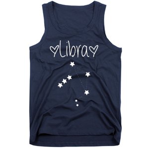 Libra Zodiac Sign Horoscope Stars September October Birthday Tank Top