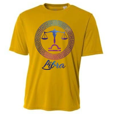 Libra Zodiac Sign Cooling Performance Crew T-Shirt