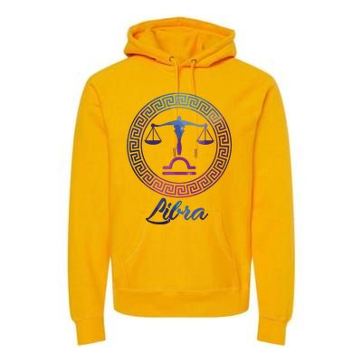 Libra Zodiac Sign Premium Hoodie