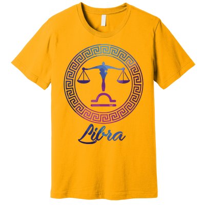 Libra Zodiac Sign Premium T-Shirt