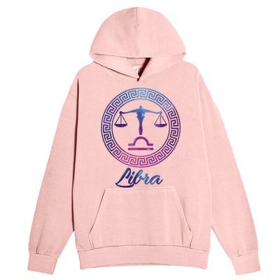 Libra Zodiac Sign Urban Pullover Hoodie