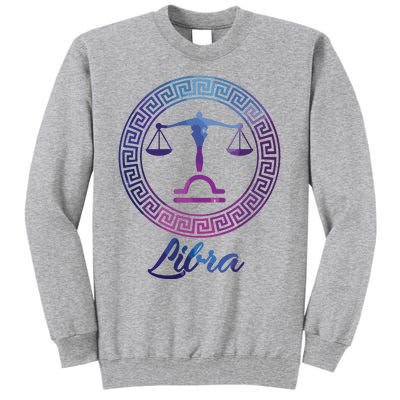 Libra Zodiac Sign Tall Sweatshirt