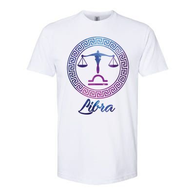 Libra Zodiac Sign Softstyle CVC T-Shirt