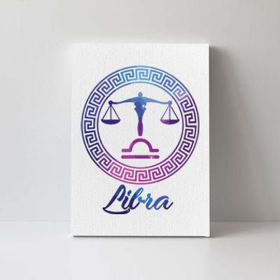 Libra Zodiac Sign Canvas