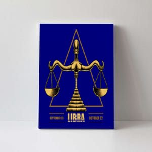 Libra Zodiac Sign Gift Canvas