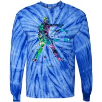 Libra Zodiac Sign Gift Tie-Dye Long Sleeve Shirt