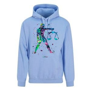 Libra Zodiac Sign Gift Unisex Surf Hoodie