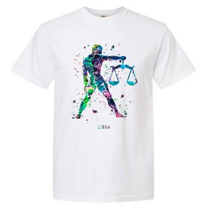 Libra Zodiac Sign Gift Garment-Dyed Heavyweight T-Shirt