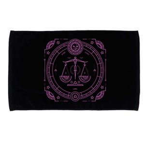 Libra Zodiac Star Sign Horoscope Scales Cute Gift Microfiber Hand Towel