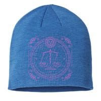 Libra Zodiac Star Sign Horoscope Scales Cute Gift Sustainable Beanie