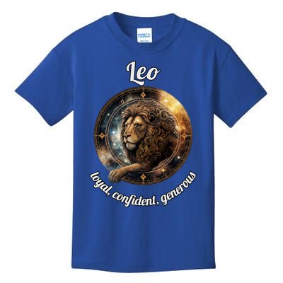 Leo Zodiac Sign Astronomy Cute Gift Kids T-Shirt