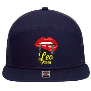 Leo Zodiac Sign Horoscope Astrology July August Birthday 7 Panel Mesh Trucker Snapback Hat