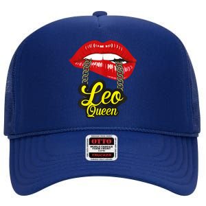 Leo Zodiac Sign Horoscope Astrology July August Birthday High Crown Mesh Back Trucker Hat