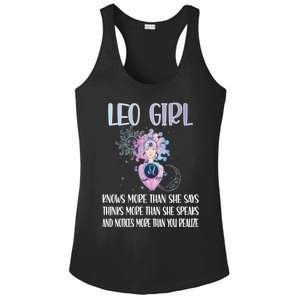 Leo Zodiac Sign Leo Horoscope Astrology July August Gift Ladies PosiCharge Competitor Racerback Tank